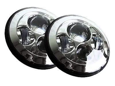RACESPORT LT HLPCHROMEP (2) 7In Led Projector Conversion Ki