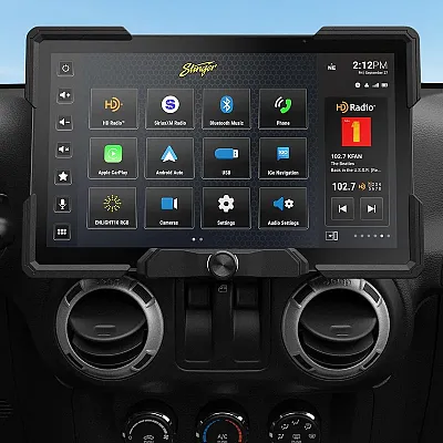 RACESPORT LT SRXJK11128 Integrated 12.8&#039; Display For Wrangl