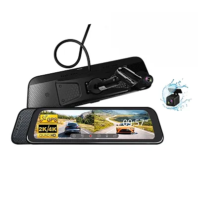 Rydeen R10X-Spl 10-In. Dual-Channel Digital Rearview Mirror Monitor With Touch S