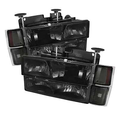 SPYDER 5072238 8Pc Light Kit Smoked