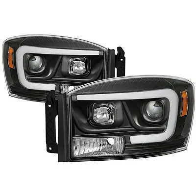 SPYDER 5085306 Version 2 Proj Headlights Lt Bar Bl