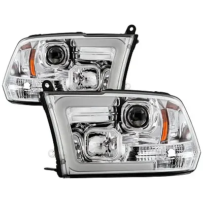 SPYDER 5086259 09-18 Ram Proj Headlights Chrome