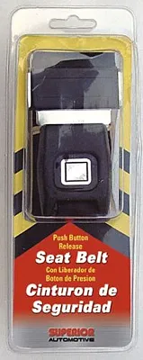 SUPERIOR 463230B Auto Seat Belt 74In.Black