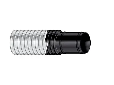 SIERRAMARINE 161200340B 3/4&#039; Bilgeflex 500&#039; Blk.