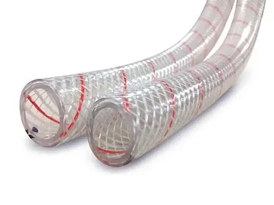 SIERRAMARINE 161620380 3/8&#039; Clr Reinf Pvc W/Red Tracer 250