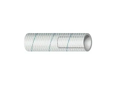SIERRAMARINE 161640126S 1/2' Wht. Reinf Pvc W/Blue Tracer