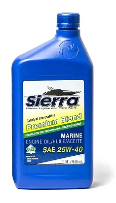 SIERRAMARINE 189400CAT2 Catalyst Oil 25W40 Quart