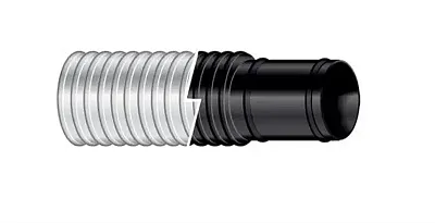 SIERRAMARINE 61200580BS 5/8&#039; Bilgeflex 600&#039; Blk.