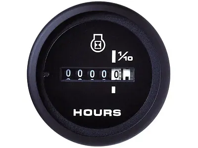 SIERRAMARINE 84760P Hourmeter Amega 2' 12-24Vdc