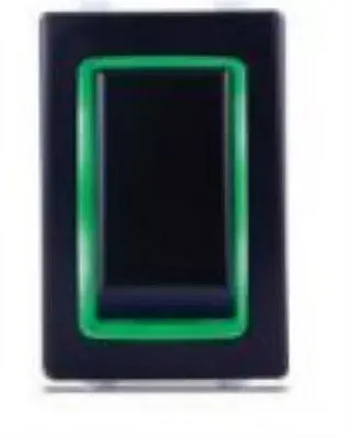 SIERRAMARINE RK40650G Rocker Switch Halo Dpst Green Ha