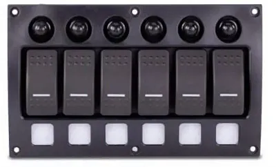 SIERRAMARINE SP21010 Switch Panel Weather Resistant 6P