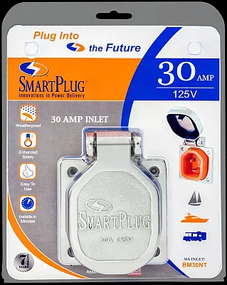 SMART PLUG BM30NT 30Amp - Inlet W/ Ss Cover