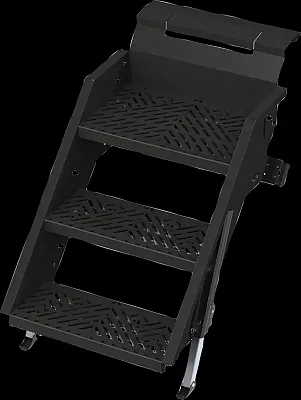 SUBURBAN MFG 4571A Stow Away 3Step Narrow 26-30 Blk