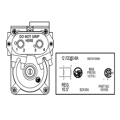 SUBURBAN MFG 521075 Suburban Solenoid Kit