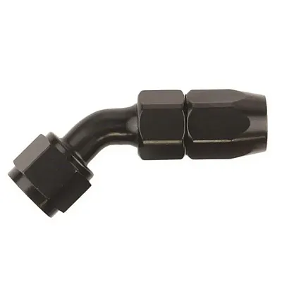 SPEEDFX 510845BK -8An X 45 Blk Hose End