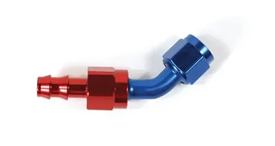 SPEEDFX 520645 -6An X 45 R/B Push-On Hose End