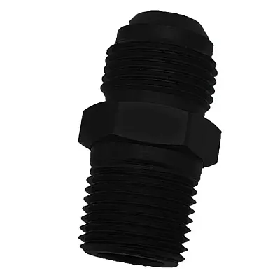 SPEEDFX 560416BK -4An X1/8Nptf Blk St Fl To Pipe Adp
