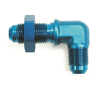 SPEEDFX 560433 -4An 90 Degree Bulkhead Flare - Blu