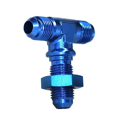 SPEEDFX 560634 -6An Blu Bulkhead Flare Tee