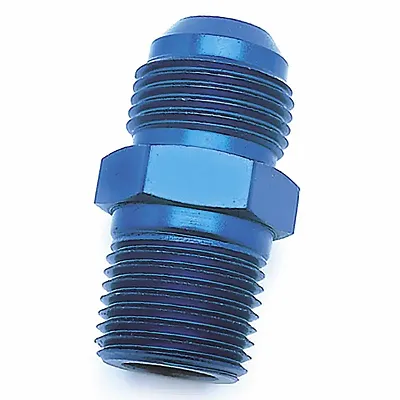 SPEEDFX 560676BK -6An X1/4Nptf Blk St Fl To Pipe Adp
