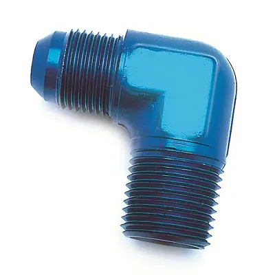 SPEEDFX 560892 -8An X 1/2Nptf 90 Blu Elbow