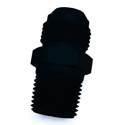 SPEEDFX 560896BK -8An X1/2Nptf Blk St Fl To Pipe Adp