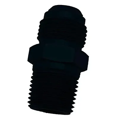 SPEEDFX 561086BK -10An X1/2Nptf Blk St Fl To Pipe Ad