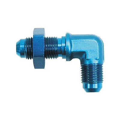 SPEEDFX 561633 -16An 90 Deg Bulkhead Flare - Blu