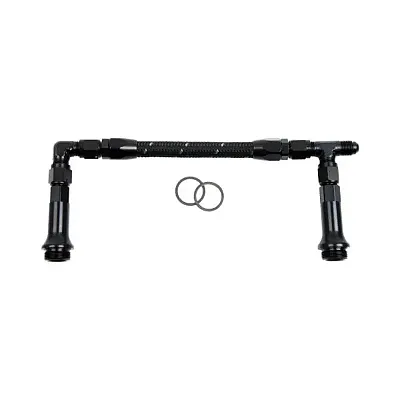 SPEEDFX 575108BK -8An Bk Dual Inlet Holley Ultra Hp