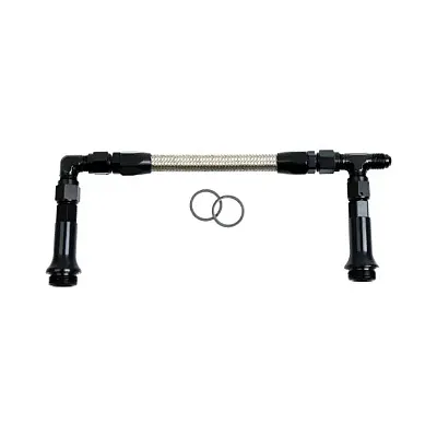 SPEEDFX 575114B -8An Blk Dual Inlet Holley 4500