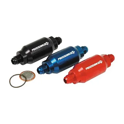 SPEEDFX 5779060BK Blk In-Line Fuel Filter -6Anx3-3/4&#039;