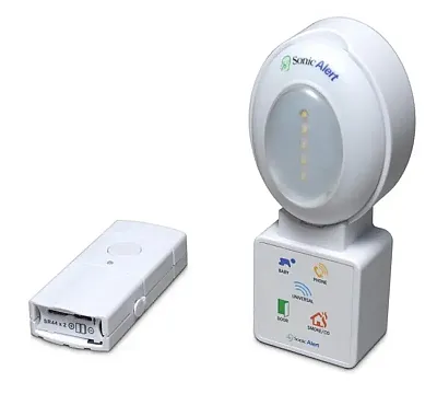 Sonic Alert HomeAware Blink LED Receiver with Doorbell HA360BDB