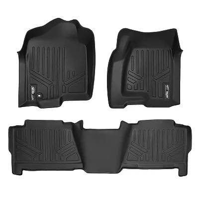 Smartliner Floor Liners Front/2Nd Row '01-'07 Silverado/Sierra And '02-'06 Escal