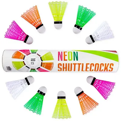 Neon Plastic Shuttlecocks SBAD-101