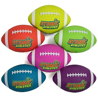 6 Youth Size Neon Footballs SBAL-412
