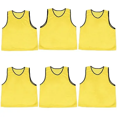 6-pack Adult Scrimmage Pinnies, Yellow SBAS-501
