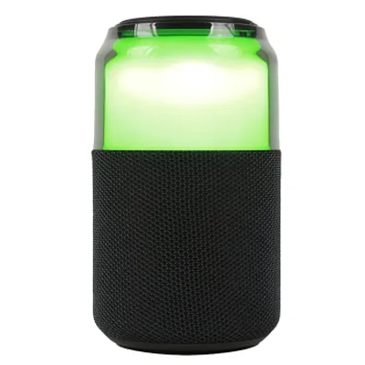 SuperSonic SobaBoom Multi-Color Glowing Speaker in Black with LED Lights