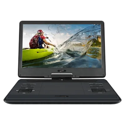 SuperSonic 14 Inch Portable Swivel DVD Player in Black with TV Tuner