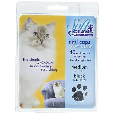 Smart Practice Soft Claws Nail Caps For Cats - Green - Medium