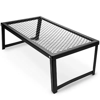 Steel Mesh Over Fire Camping Grill Gate, Personal Size SCAM-201
