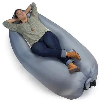 Inflatable Camping Couch, Slate SCAM-304