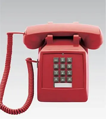 Scitec Single Line Red Emergency Desk Phone