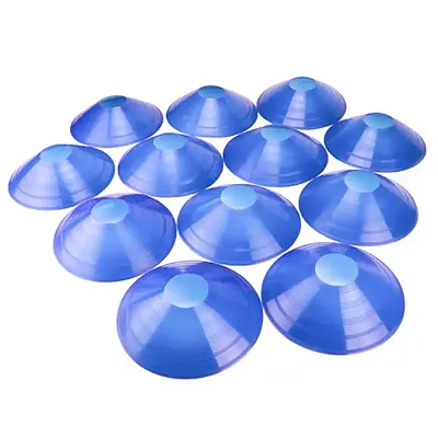 Set of 12, Two-Inch Tall Blue Field Cones SCOA-104