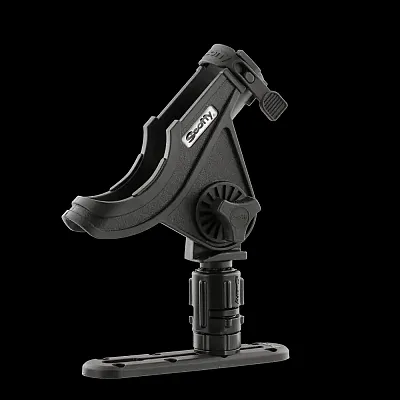 SCOTTY INC. 0282BK Baitcst/Spin Rod Hlder Blk Trck Mnt