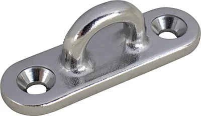 SEA DOG 088721 Stainless Oblong Eye Plate 3'