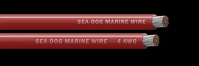 SEA DOG 8004022 4 Awg Red 100Ft Battery Cable