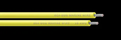 SEA DOG 8018032 18 Awg Yellow 100Ft Primary Wi Re