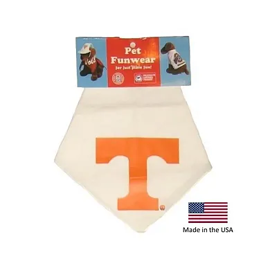 Smart Dog Products Tennessee Volunteers White Pet Bandana