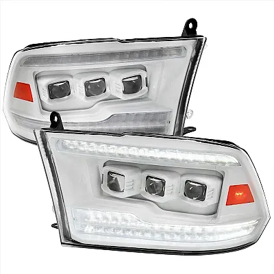 SPEC-D TUNIN 2LHERAM09X Led Projector Headlights White Hous