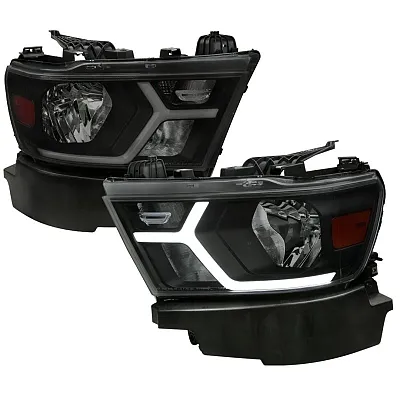 SPEC-D TUNIN 2LHRA1915S 1500 Drl Led Bar Headlights Matte B